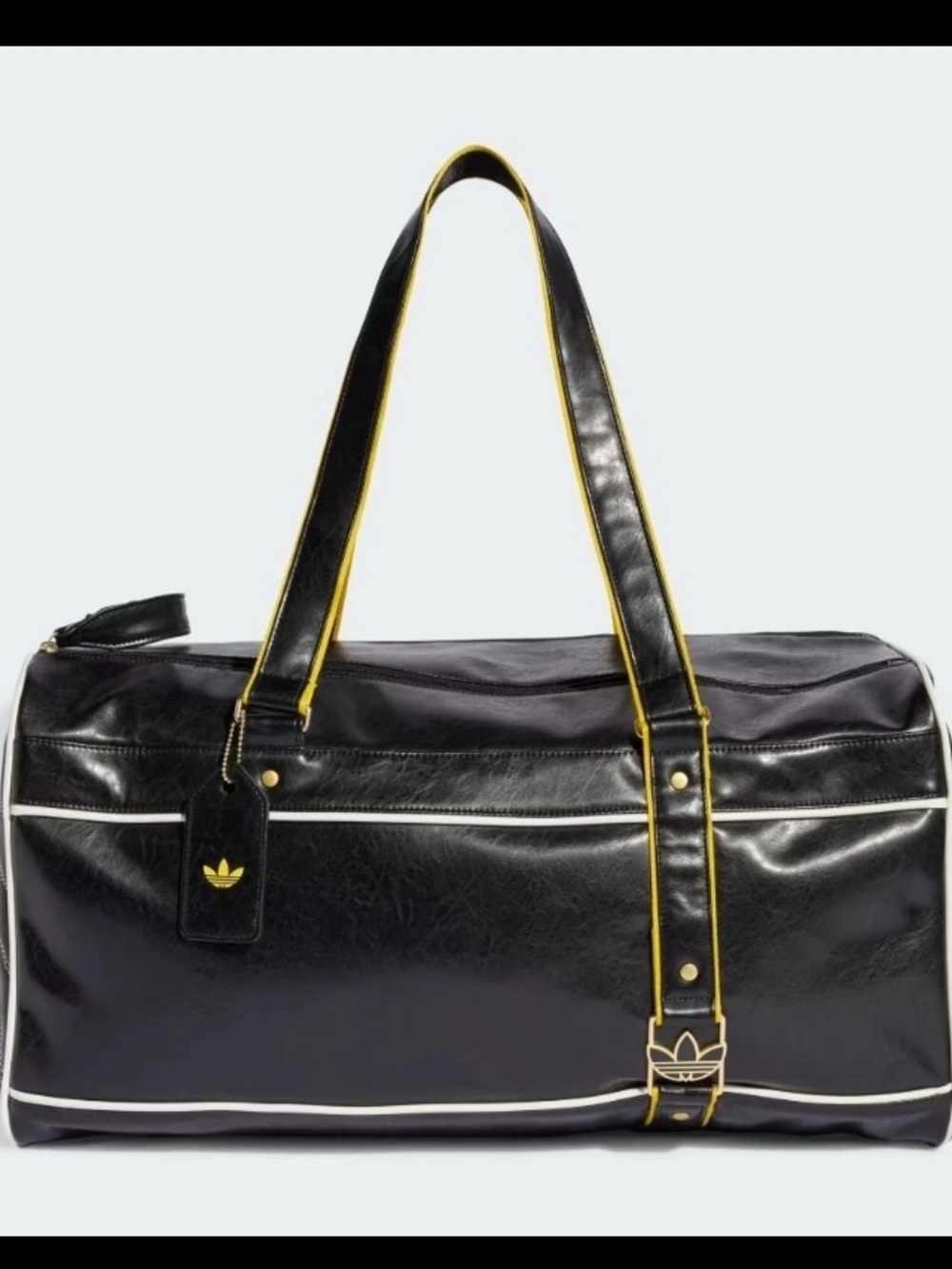 Adidas Originals Premium Weekender Bag Black & Yellow KE2330.  NWT